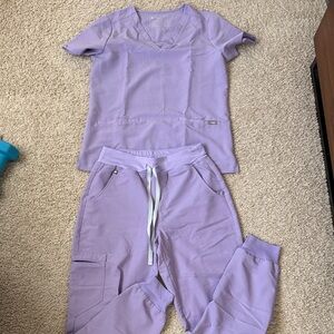 Purple Scrub Set